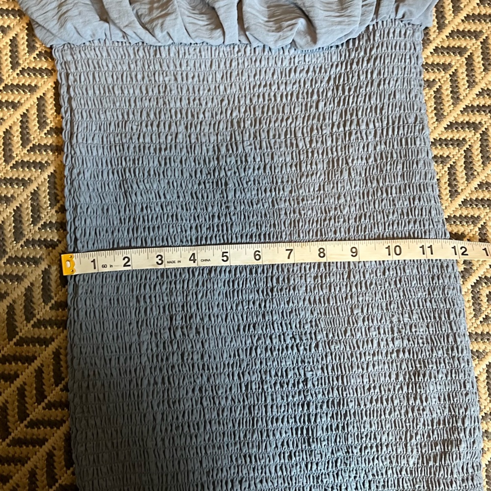 LoveTree Ruched Puff Sleeve Mini Dress - Picture 8 of 10